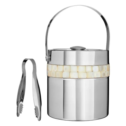 Mother Of Pearl Design Ice Bucket