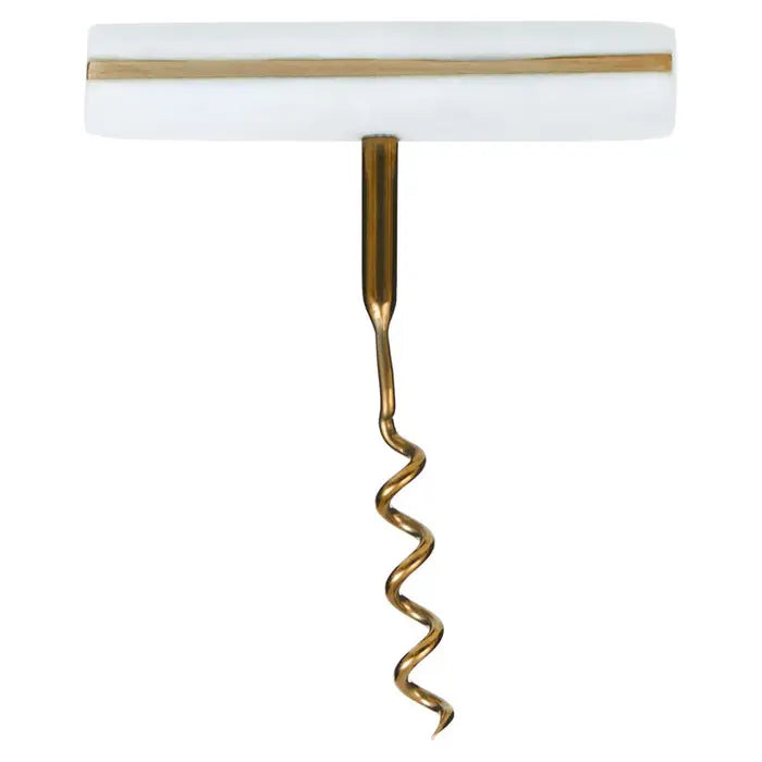 Mari White Marble Corkscrew