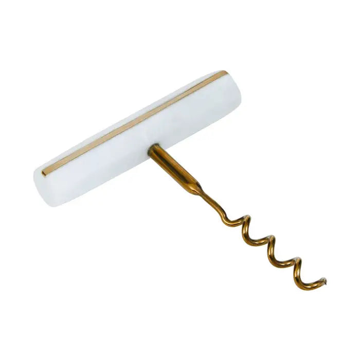 Mari White Marble Corkscrew