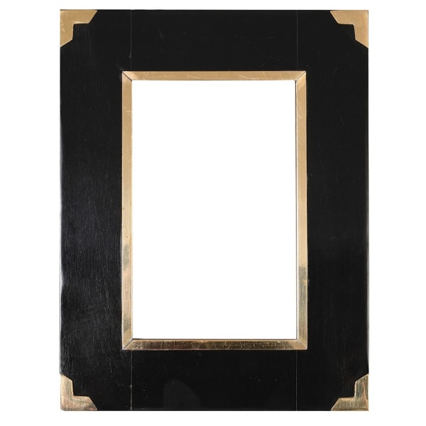 Black & Gold Photo Frame