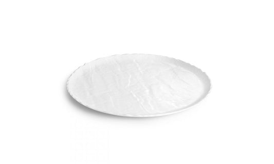 Textured White Serving Dish 40cm