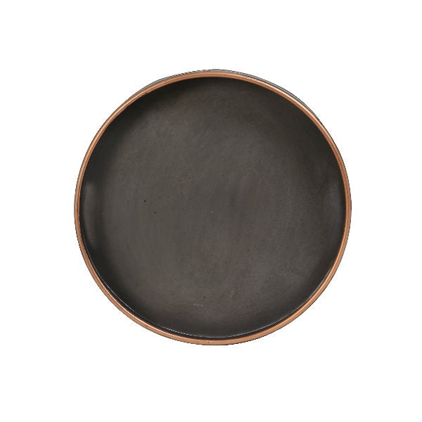 Copper/Black Tin Serving Tray 45cm