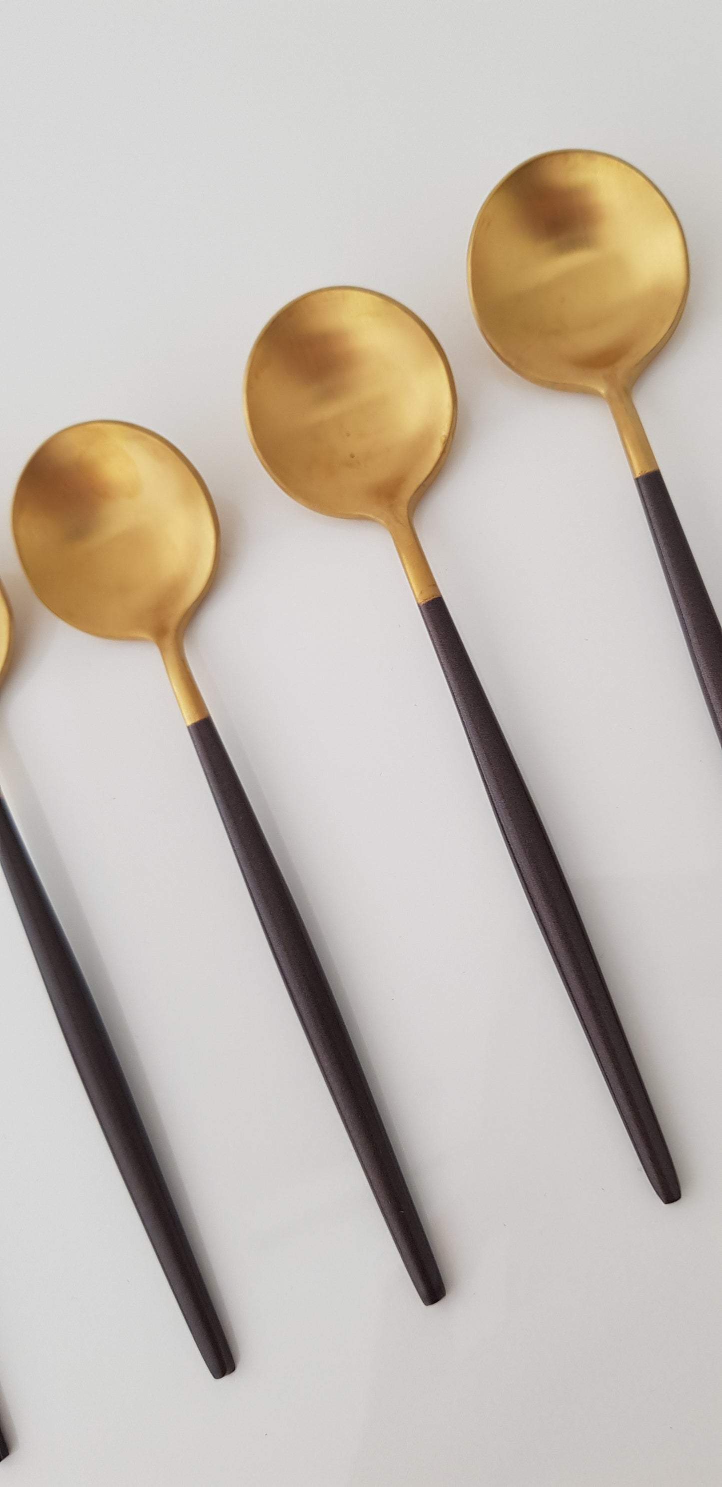 Black & Gold Spoon 13cm