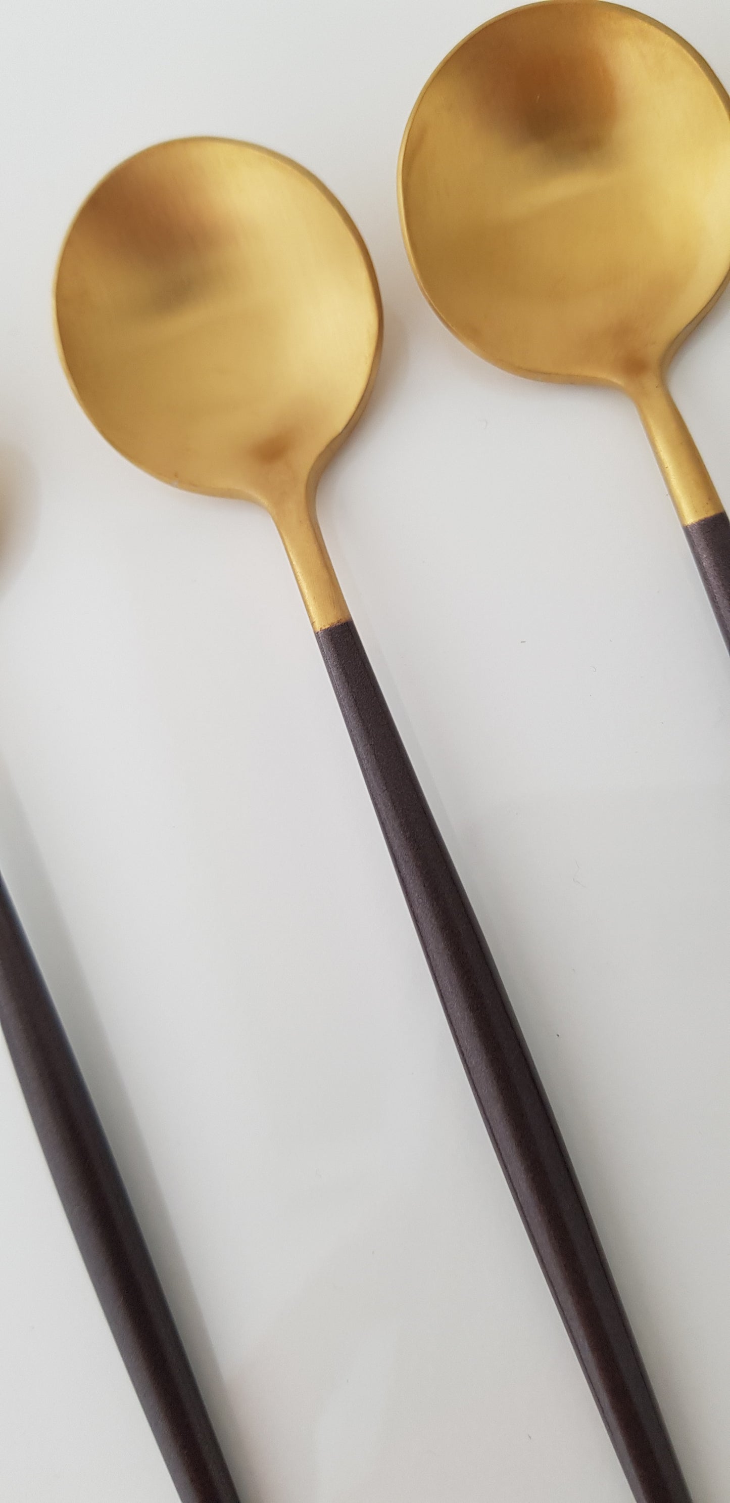 Black & Gold Spoon 13cm