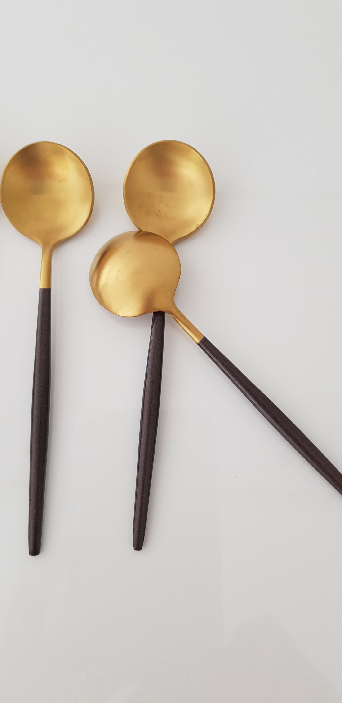 Black & Gold Spoon 13cm