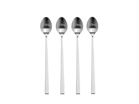 Satin Latte Spoons 4 x 4pc