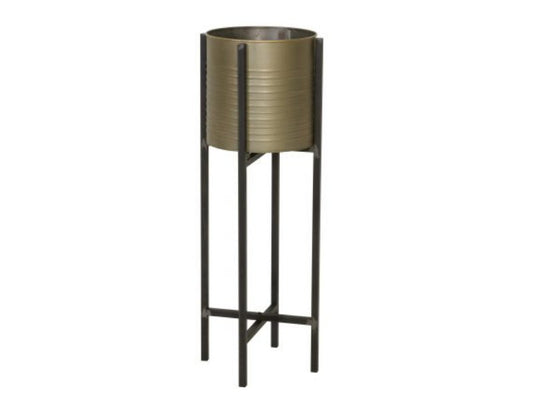 Bronze Planter on Stand Tall