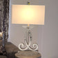 Curl Lamp with Rectangular Shade