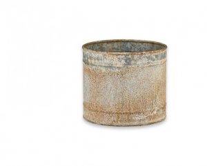 Abari Aged Zinc Plant Pot