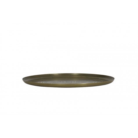 Antique Bronze Round Platter Medium