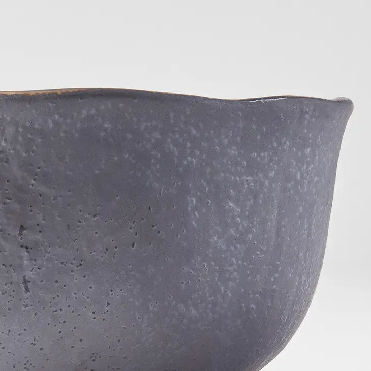 Akane Grey Uneven Bowl 15cm
