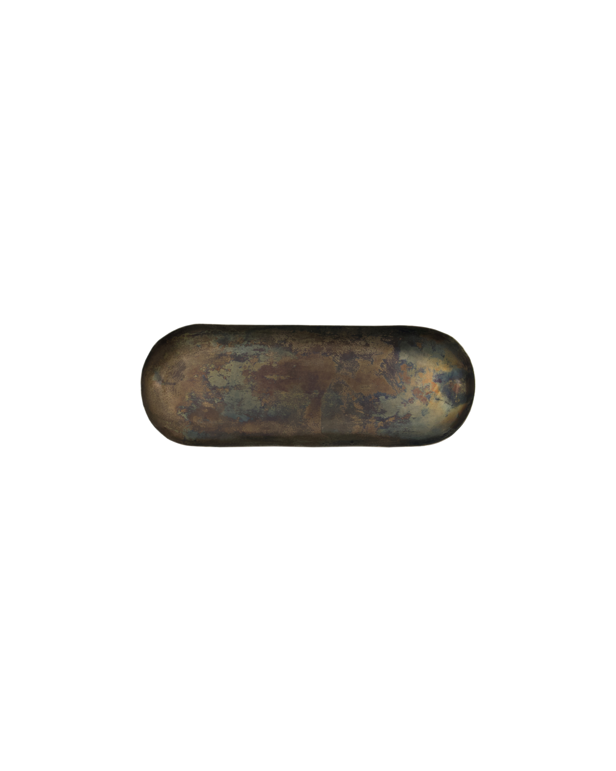 Antique Brown Deco Tray