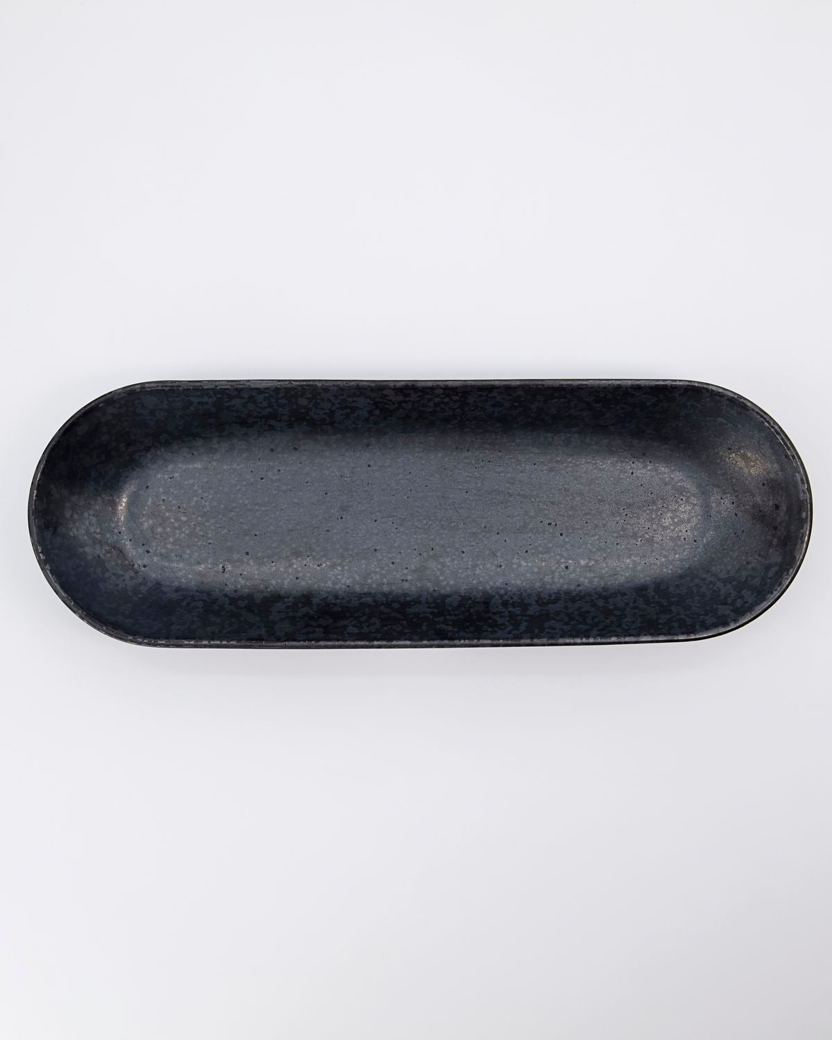 Black/Grey Porcel Dish 35cm