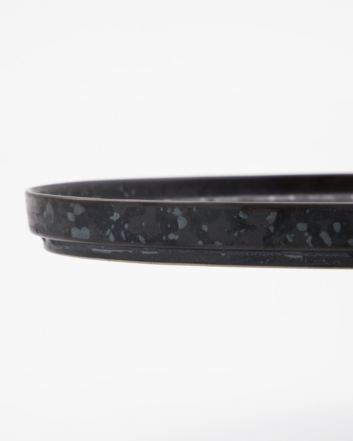 Black/Grey Porcel Serving Platter 31cm