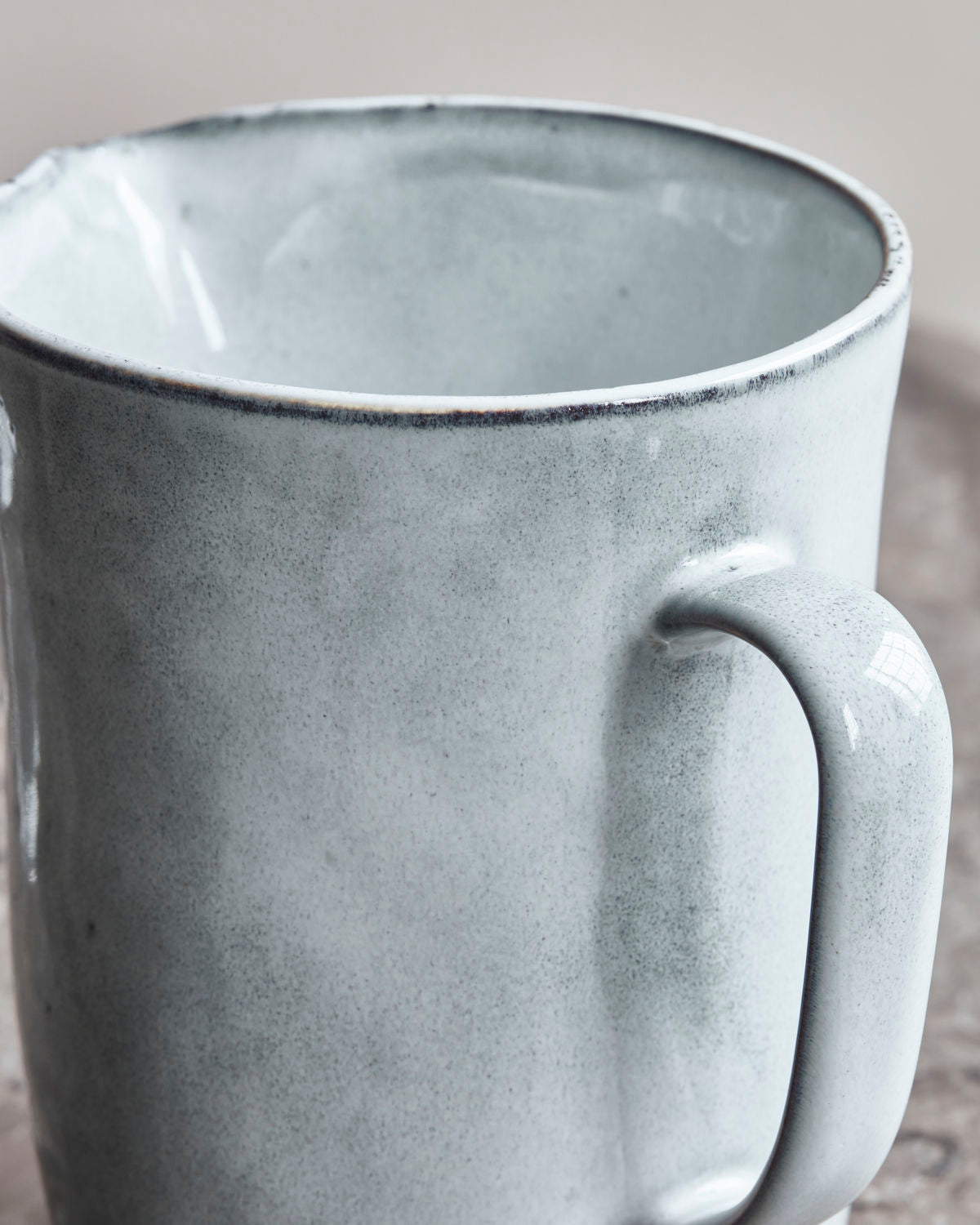 Rustic Grey/Blue Jug 16cm