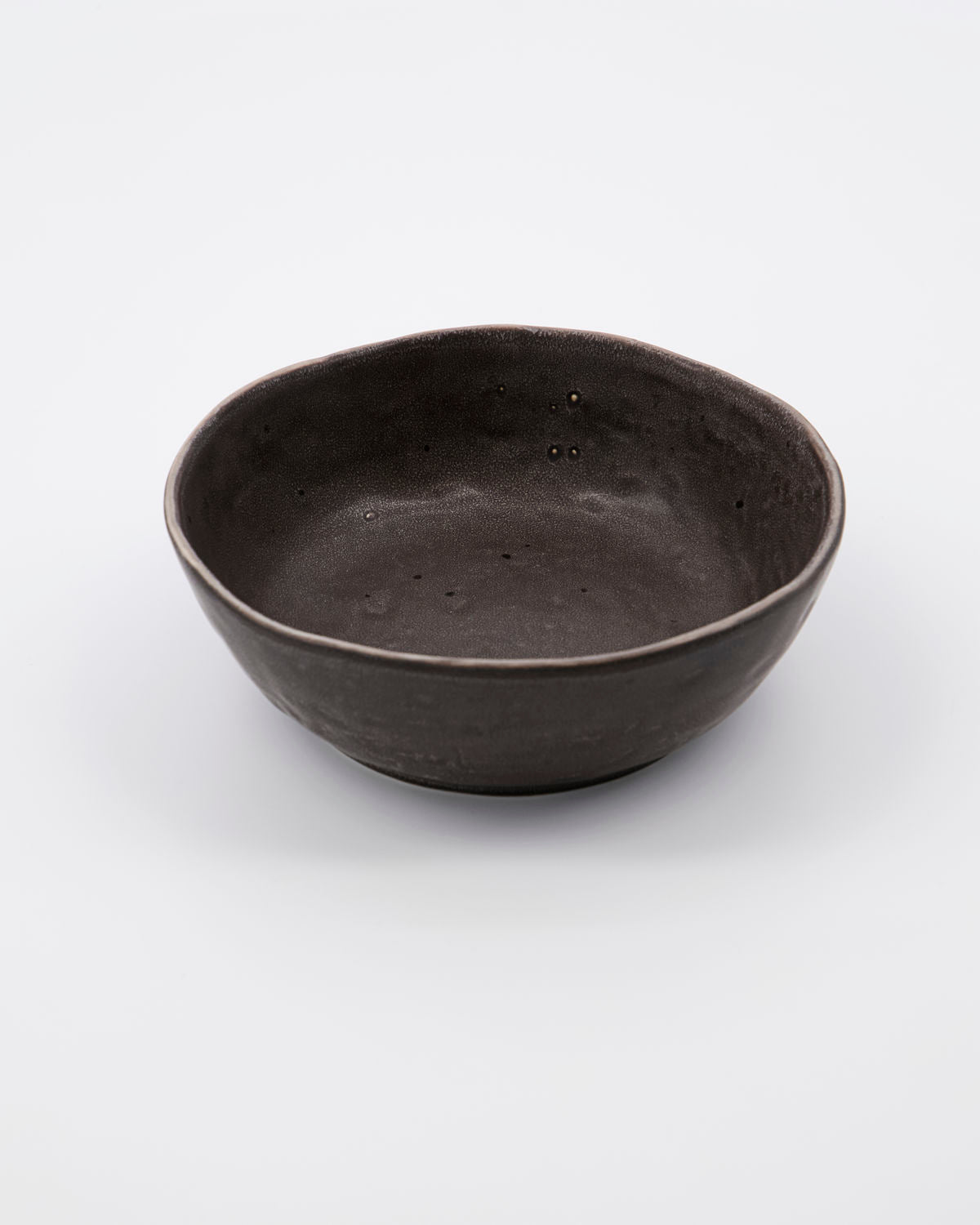 Dark Grey Rustic Bowl 14cm