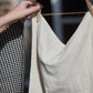Double Woven Butter Cream Tea Towel