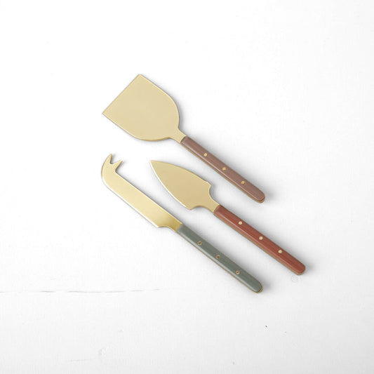Pastel Cheese Knife S/3