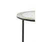 Raw Nickle Side Table S/2