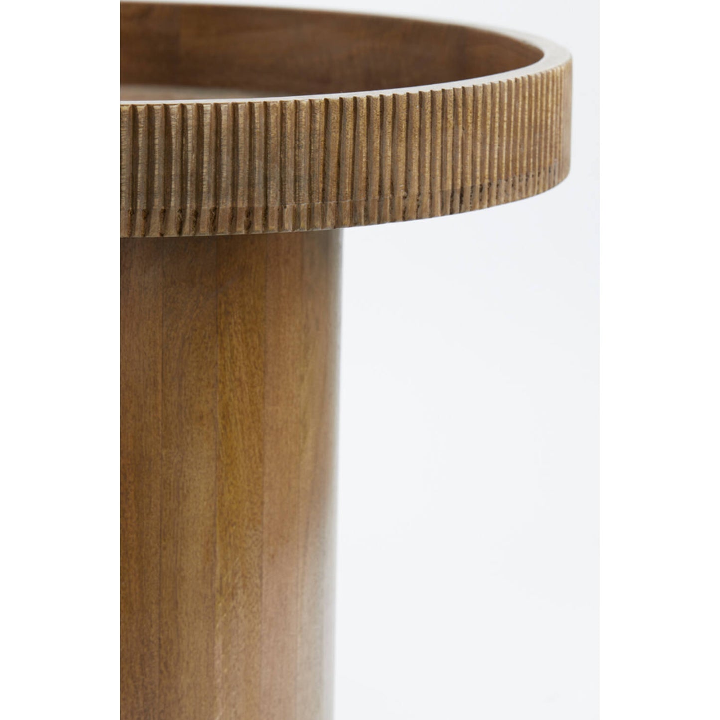 Side table KALO wood dark brown