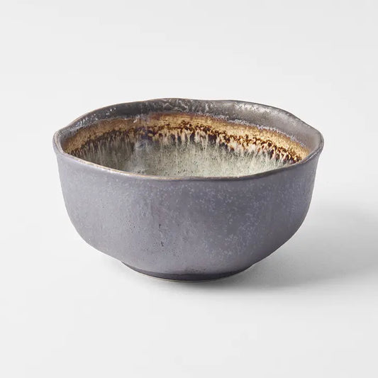 Akane Grey Uneven Bowl 15cm