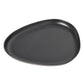 Stoneware Curve Platter Warm Grey 35cm
