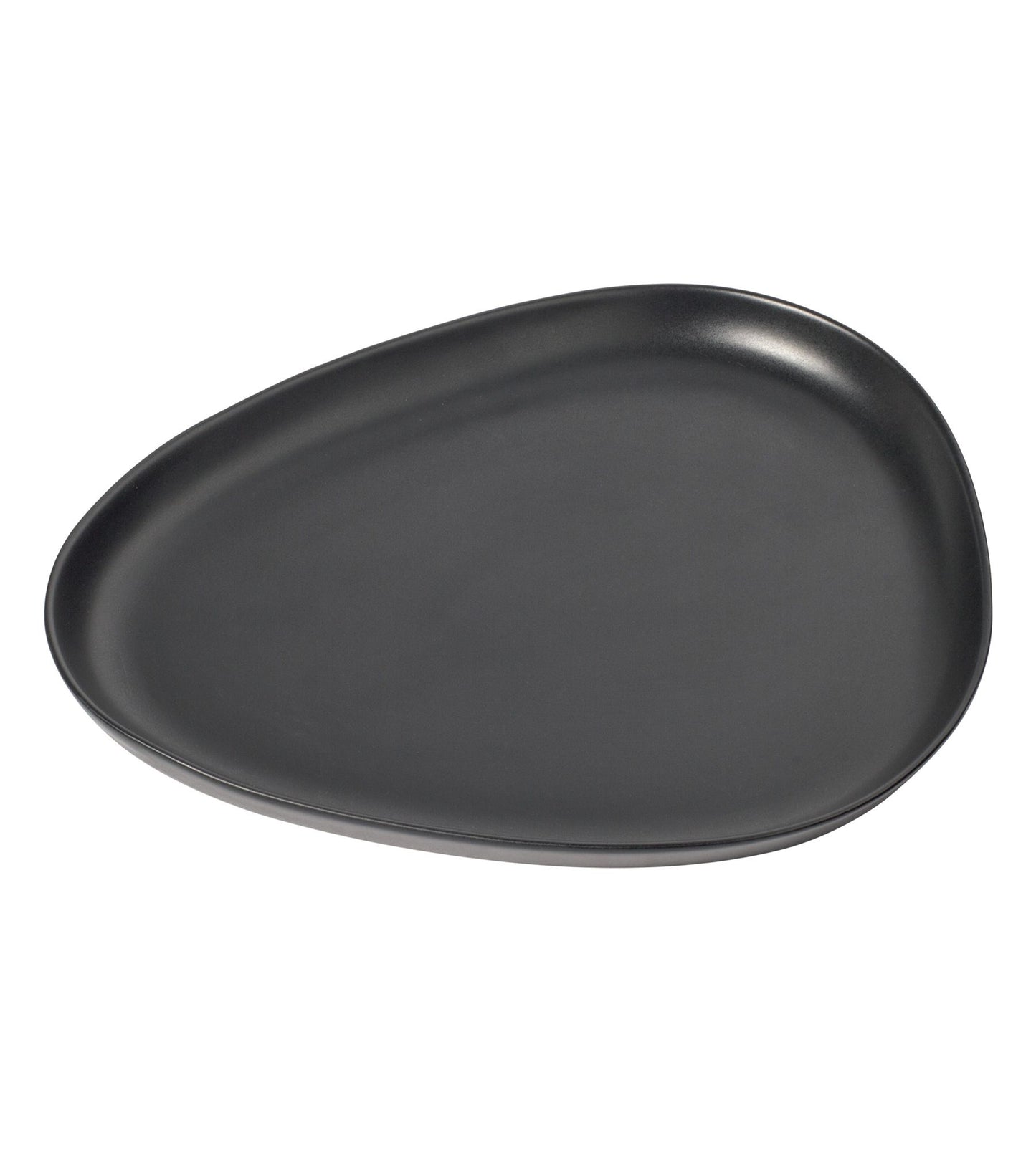 Stoneware Curve Platter Warm Grey 35cm