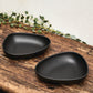 Stoneware Deep Curve Plate Sand 22cm