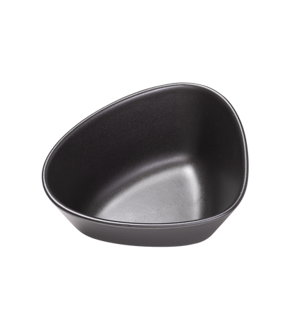 Stoneware Curve Bowl Black 22cm