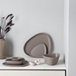 Stoneware Curve Bowl Black 22cm