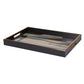 Abstract Gold & Black Tray