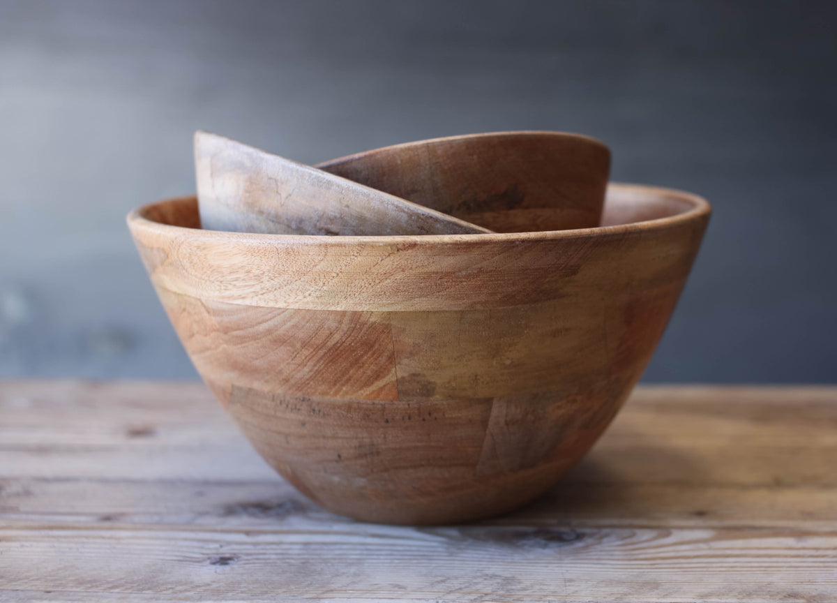 Indus Wooden Bowl 23cm