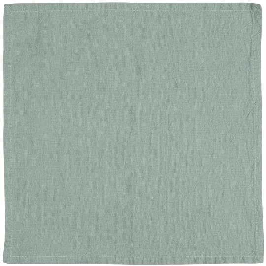 Linen Mix Fabric Napkin 4Pk - Various Colours