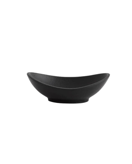 Bijou Oval Bowl Black 14cm