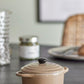 Beige Oven Dish w/lid 17cm