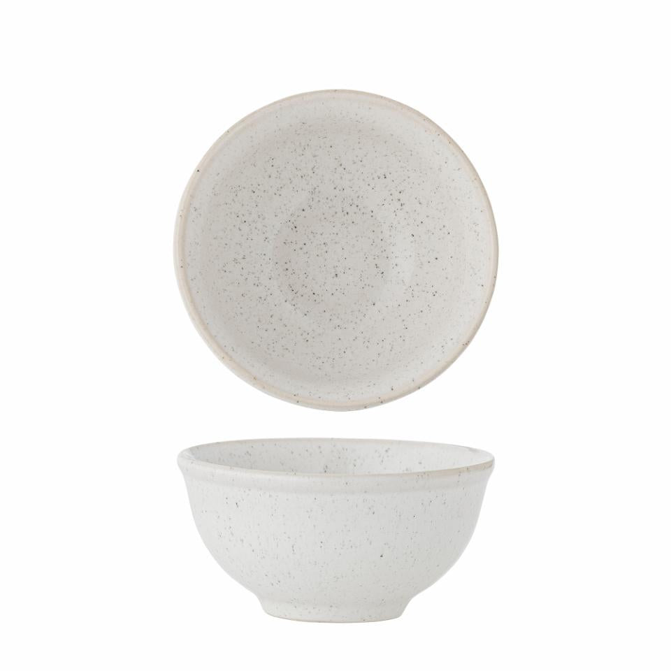 White Addison Stoneware Bowl 10cm