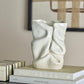 White Stoneware Vase 21.5cm