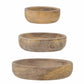 Mango Wood Bowls S/3