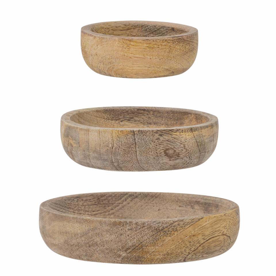 Mango Wood Bowls S/3