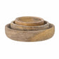 Mango Wood Bowls S/3