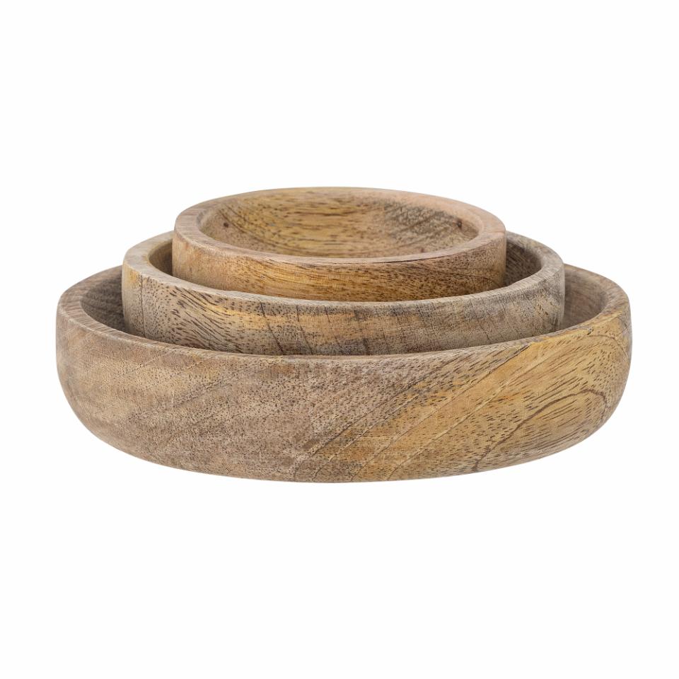 Mango Wood Bowls S/3