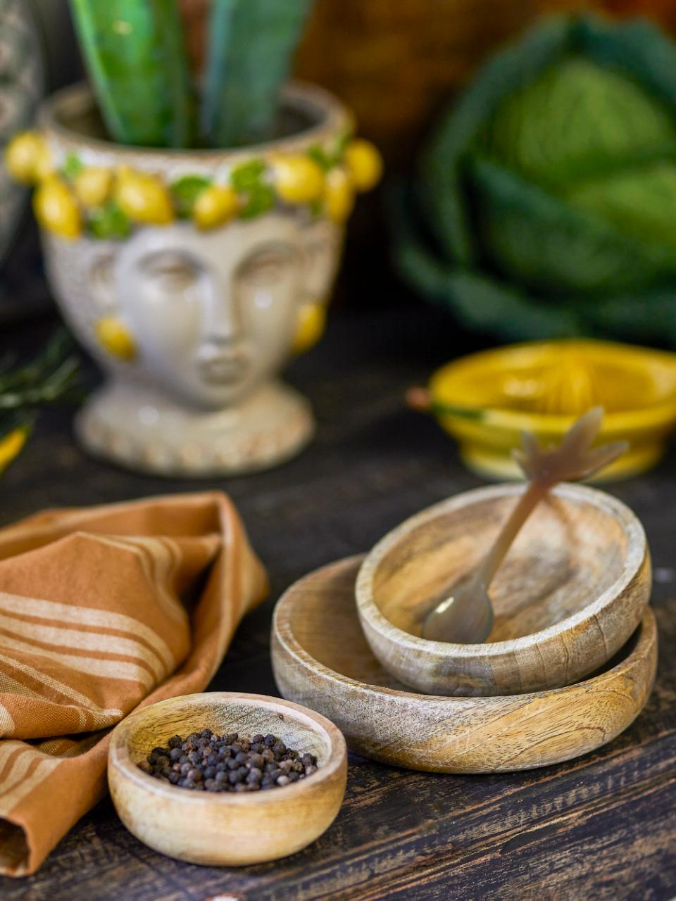 Mango Wood Bowls S/3