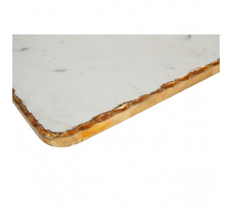 White Marble / Gold Paddle Board