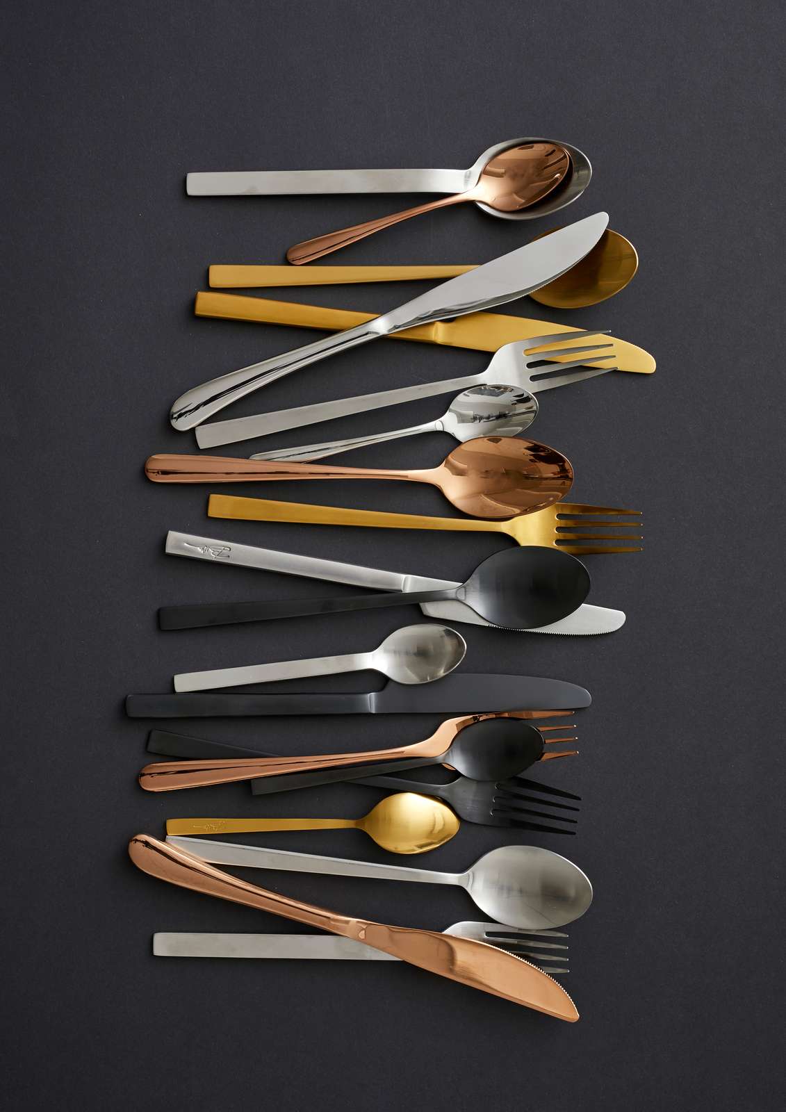 Matte Black Cutlery Sample