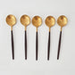 Black & Gold Spoon 13cm
