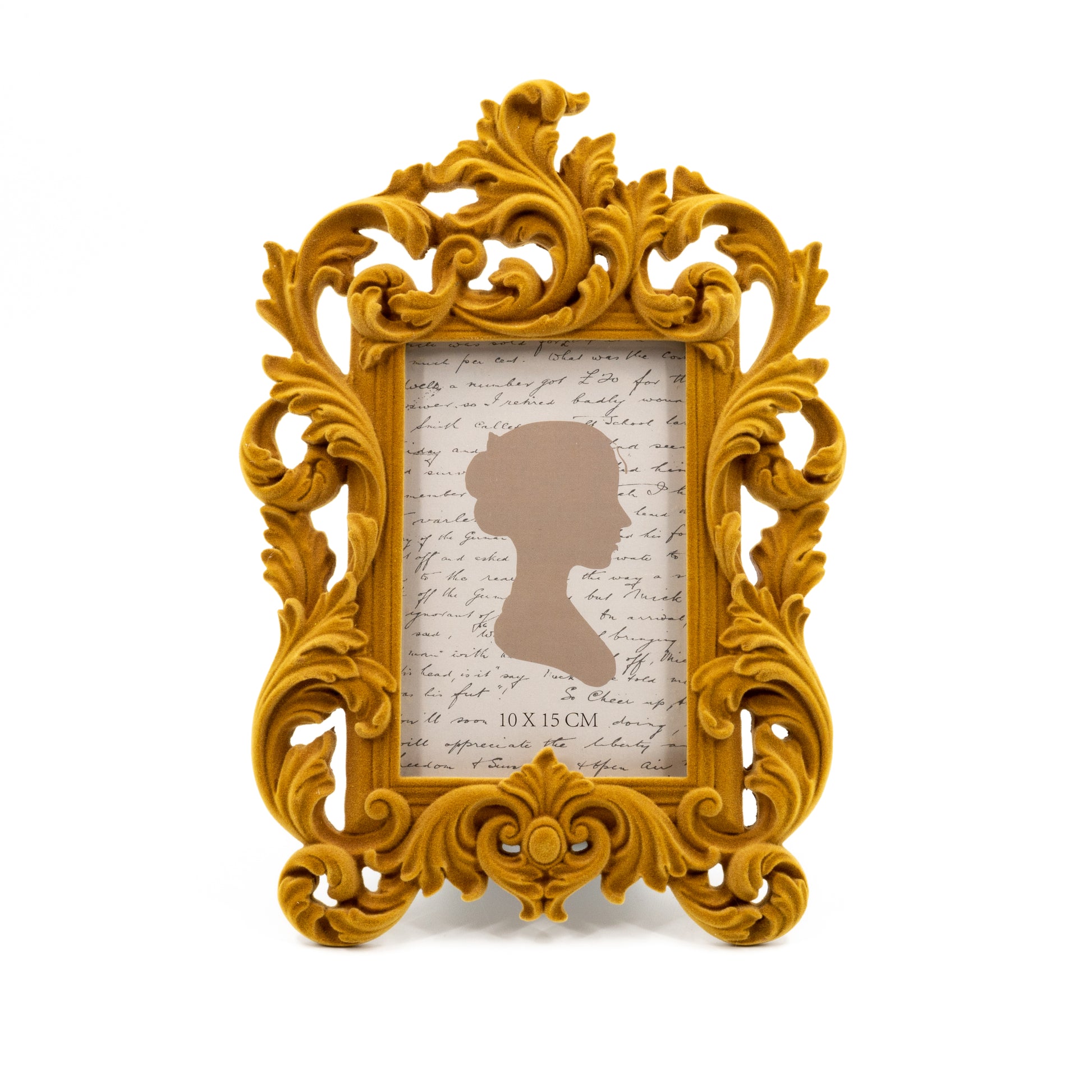 Mustard Yellow Ornate Photo Frame Grey Goose Living