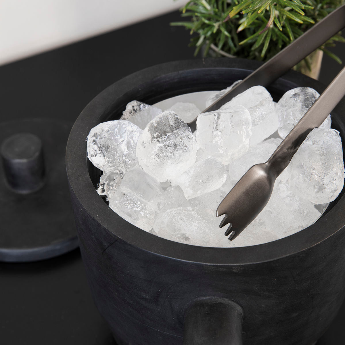 Gunmetal Ice Tongs