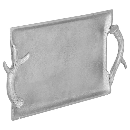 Antique Silver Stag Tray