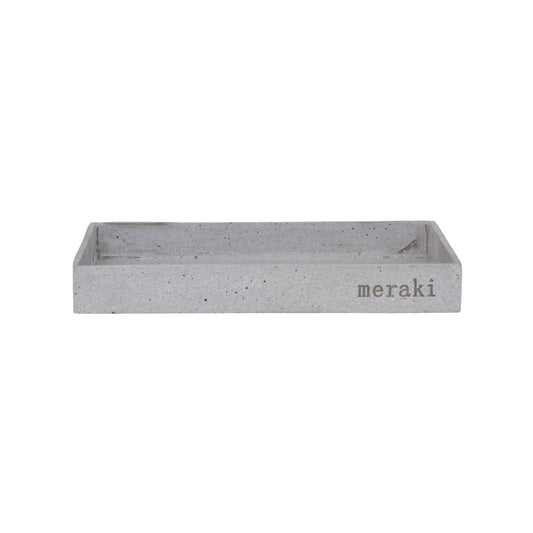 Meraki Grey Stone Tray 30cm