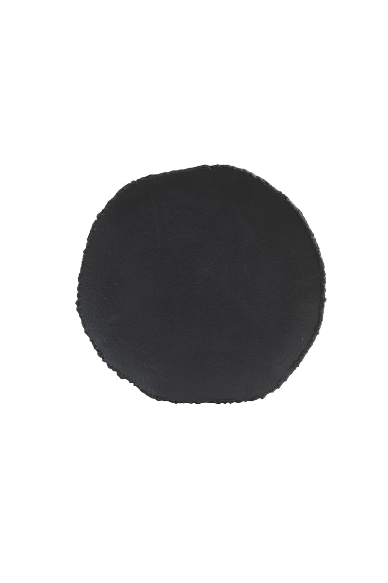 Matt Black Round Platter